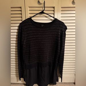 Apt. 9 sparkly black top